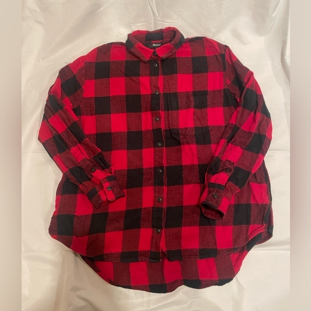 Madewell Buffalo Plaid Cotton Flannel